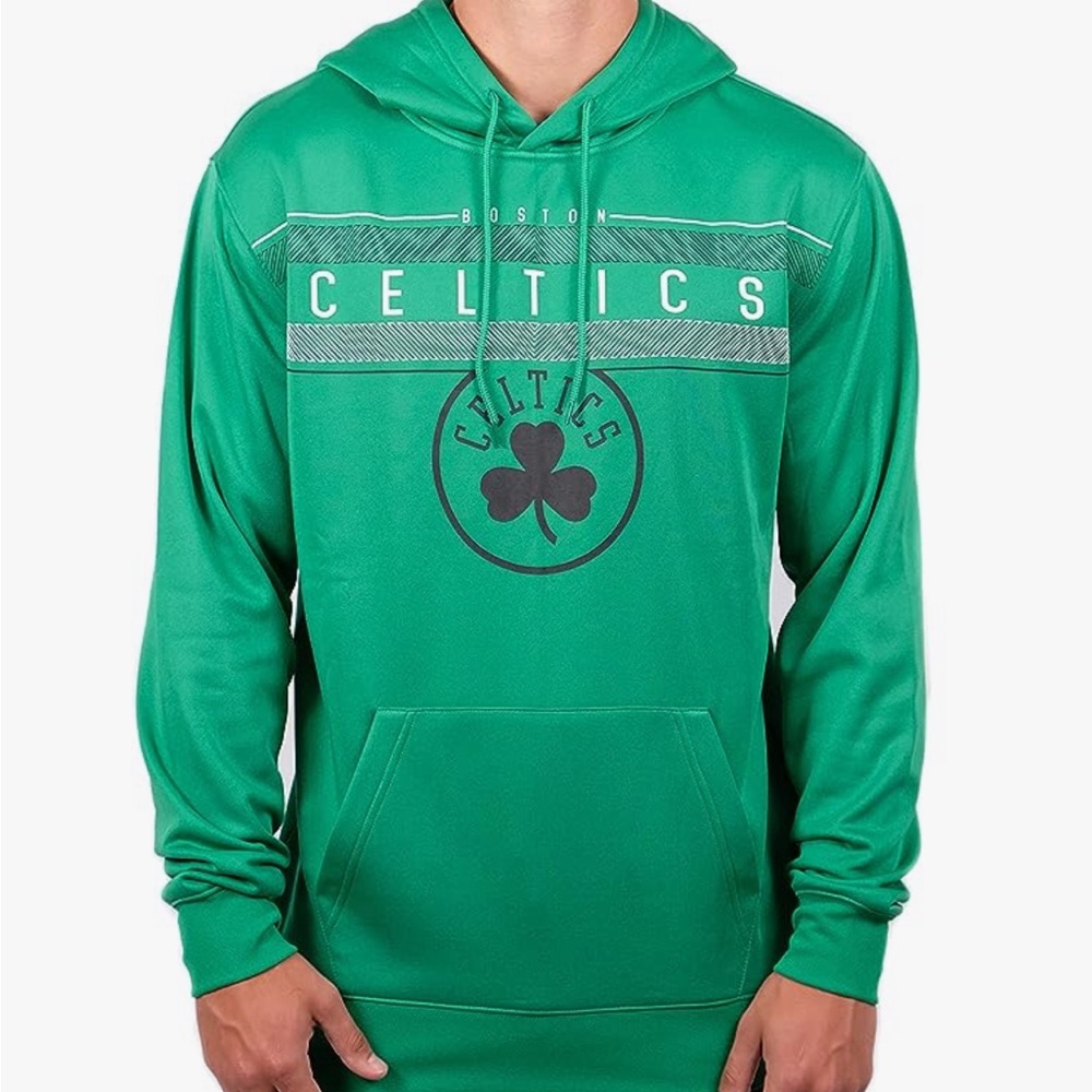 BOSTON CELTICS MALE GREEN HOODIE, Size MEDIUM, NWT.